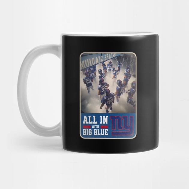 New York Giants Football by Leopards